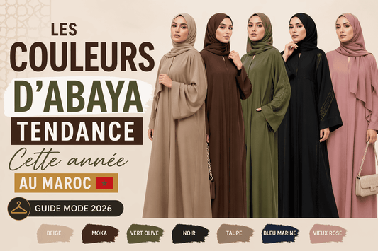 abaya tendance maroc