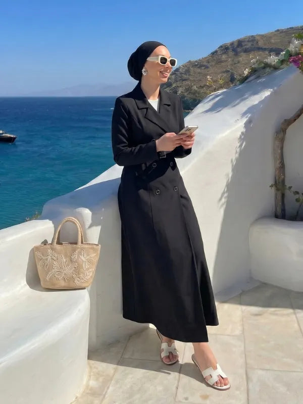 Robe Col Veste