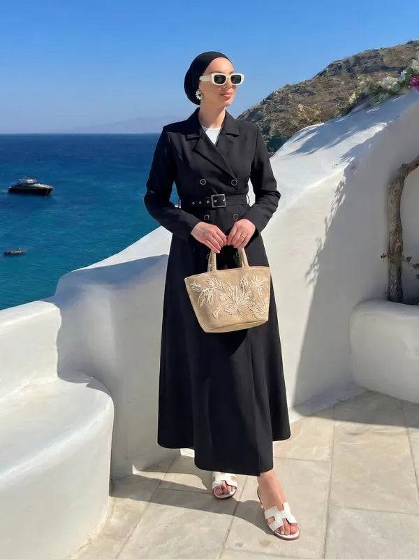 Robe Col Veste