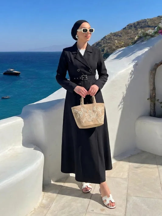 Robe Col Veste