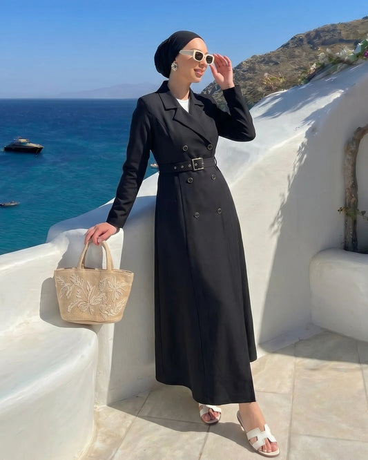 Robe Col Veste