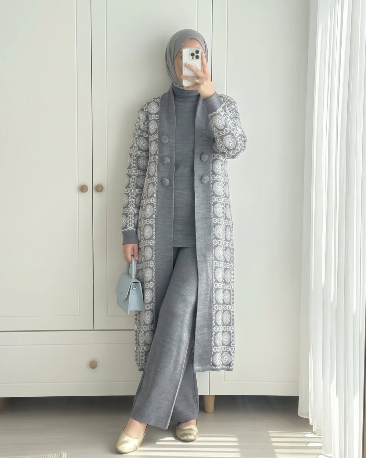Ensemble 3 Pièces Tricot