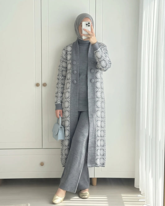 Ensemble 3 Pièces Tricot