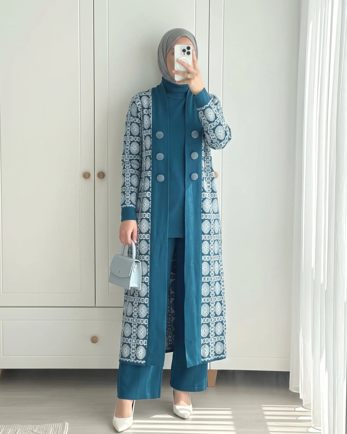 Ensemble 3 Pièces Tricot