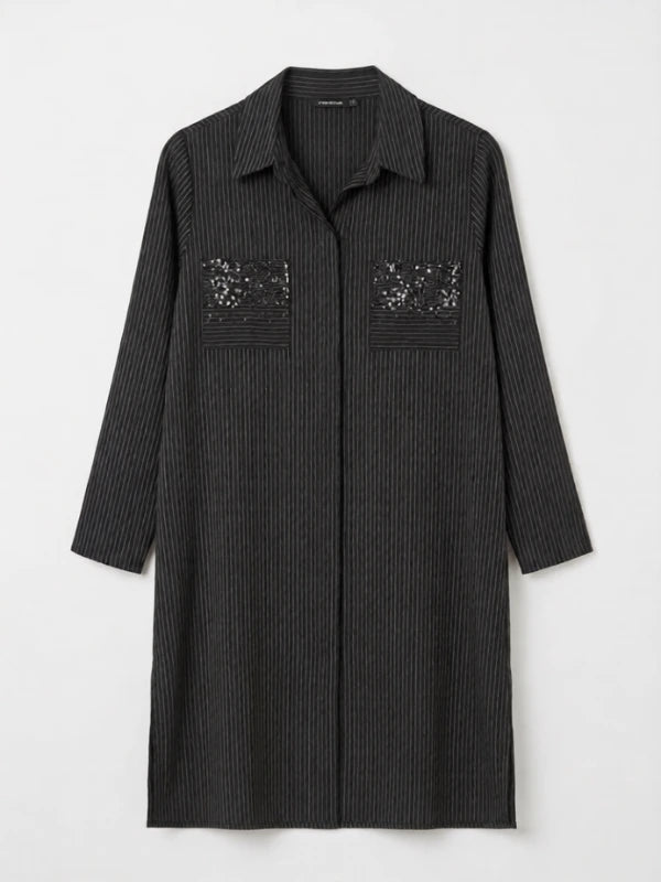 Chemise Poches Paillettes