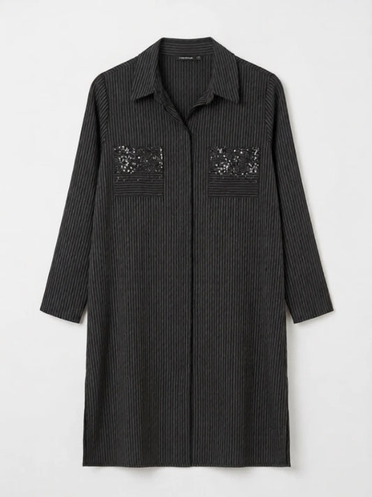 Chemise Poches Paillettes