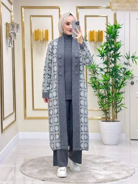Ensemble 3 Pièces Tricot